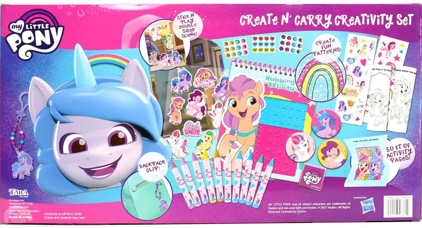 Outlet 😍 My Little Pony Create & Carry Creativity Set ⭐ 4 Outlet 😍 My Little Pony Create & Carry Creativity Set ⭐ - Image 4
