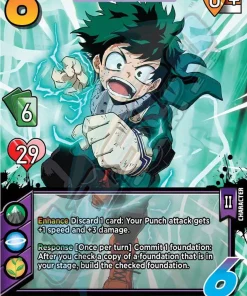 Top 10 🌟 My Hero Academia Collectible Card Game Series 2 Crimson Rampage Uncommon Izuku Midoriya #10 😀