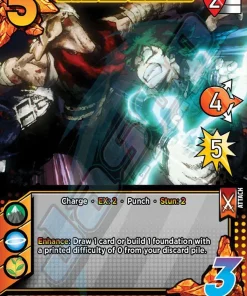 Cheapest 👍 My Hero Academia Collectible Card Game Series 2 Crimson Rampage Extra Rare Back Alley Haymaker #11 [XR] 🤩
