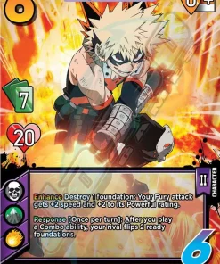 Hot Sale 🧨 My Hero Academia Collectible Card Game Series 2 Crimson Rampage Uncommon Katsuki Bakugo #19 🎁