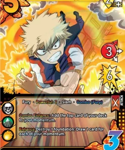 Best deal 👏 My Hero Academia Collectible Card Game Series 2 Crimson Rampage Ultra Rare Howitzer Impact Cyclone #23 🤩