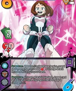 Budget 🎁 My Hero Academia Collectible Card Game Series 2 Crimson Rampage Extra Rare Ochaco Uraraka #46 [XR] 😍