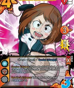 Brand new 🥰 My Hero Academia Collectible Card Game Series 2 Crimson Rampage Extra Rare Double Jab Pummel #47 [XR] 😉