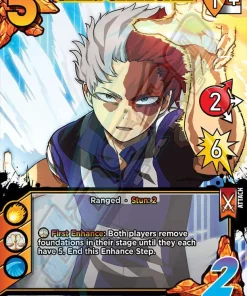 Cheapest ✔️ My Hero Academia Collectible Card Game Series 2 Crimson Rampage Extra Rare Searing Glacial Storm #59 [XR] 👏