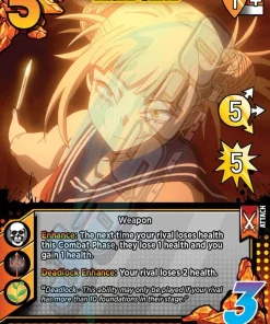 Outlet ⌛ My Hero Academia Collectible Card Game Series 2 Crimson Rampage Common Knife Slice #86 ✨