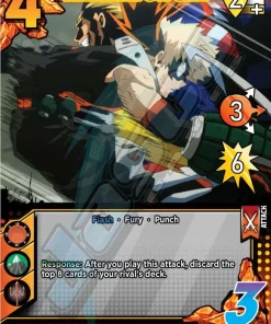 Coupon 🔥 My Hero Academia Collectible Card Game Series 2 Crimson Rampage Rare Final Exam Gut Shot #113 ✔️