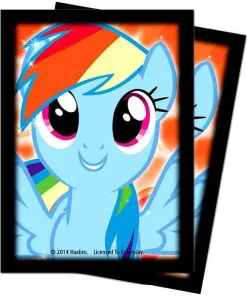 Best Pirce 😀 Ultra Pro My Little Pony Trading Card Game Rainbow Dash Deck Protector Standard Card Sleeves ❤️