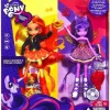 Discount 🎉 My Little Pony Equestria 👧 Girls 9 Inch Basic Twilight Sparkle & Sunset Shimmer Doll 2-Pack [Damaged Package] 😍