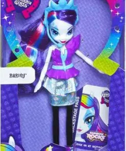 Flash Sale 😍 My Little Pony Equestria 👧 Girls Rainbow Rocks Basic Rarity 9-Inch Doll [Damaged Package] 🎉