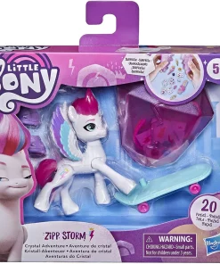 Budget ๐งจ My Little Pony Crystal Adventure Ponies Zipp Storm Figure ๐ฅ