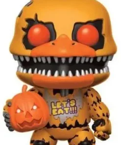 Discount 🎁 Funko Five Nights at Freddy's POP! Games Jack-O-Chica Exclusive Vinyl Figure #206 [Damaged Package] 😉