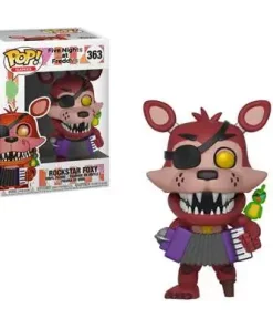 Promo 👏 Funko Five Nights at Freddy's Pizzeria Simulator POP! Games Rockstar Foxy Vinyl Figure #363 [Damaged Package] ⭐