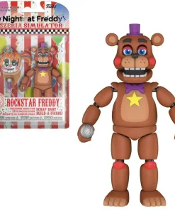 New 💯 Funko Five Nights at Freddy's Pizzeria Simulator Rockstar Freddy Action Figure [Scrap Baby Part, Damaged Package] 😍
