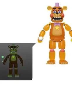 Best Pirce 🛒 Funko Five Nights at Freddy's Pizzeria Simulator Rockstar Freddy Action Figure [Translucent, Glow in the Dark] ⭐