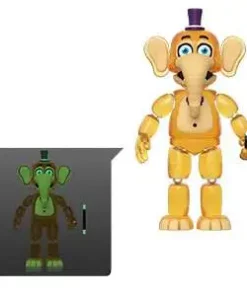 New 🥰 Funko Five Nights at Freddy's Pizzeria Simulator Orville Elephant Action Figure [Translucent, Glow in the Dark] 👏