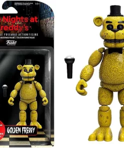 Brand new ⌛ Funko Five Nights at Freddy's Series 1 Golden Freddy Action Figure [Build Spring Trap Part] 🛒