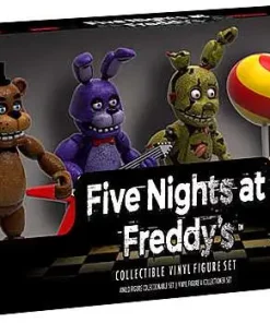 Promo 😀 Funko Five Nights at Freddy's Freddy, Bonnie, Balloon Boy & Spring Trap 2-Inch Mini Figure 4-Pack ✔️