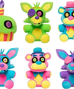 New 🔔 Funko Five Nights at Freddy's Blacklight Set of 6 Plushies 🌟