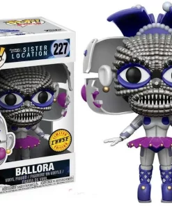 Outlet ⌛ Funko Five Nights at Freddy's Sister Location POP! Games Ballora Vinyl Figure #227 [Open face Chase Version] ✨
