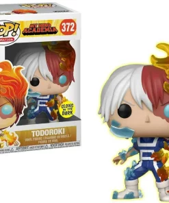 Brand new 😉 Funko My Hero Academia POP! Animation Todoroki Exclusive Vinyl Figure #372 [Glows-in-the Dark] 😍