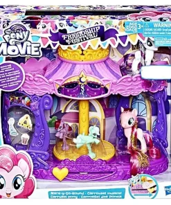 Outlet ✔️ My Little Pony The Movie Friendship Festival Mare-Y-Go-Round Figure Set [Musical Carousel] 👍