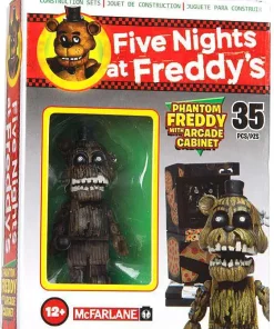 Best deal 🌟 McFarlane Toys Five Nights at Freddy's Phantom Freddy with Arcade Cabinet Micro Figure Build Set 😍