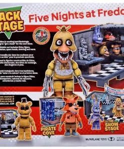 Hot Sale 😀 McFarlane Toys Five Nights at Freddy's Backstage Construction Set [Withered Chica & Endoskeleton] 🌟 -Deals Skylanders Store mcfarlanefnafbackstage inset2