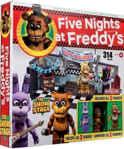 Cheap 🎁 McFarlane Toys Five Nights at Freddy's Show Stage Construction Set [Freddy, Bonnie & Chica] 🎉