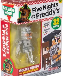 Flash Sale 😉 McFarlane Toys Five Nights at Freddy's Salvage Room Micro Figure Build Set 🔥