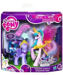 Best Sale 😍 My Little Pony Canterlot Princess Celestia & Princess Luna Exclusive Figure 2-Pack 💯