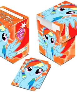 Coupon 🧨 Ultra Pro My Little Pony Card Supplies Rainbow Dash Deck Box [Orange] 😍