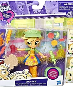Wholesale 🔥 My Little Pony Equestria 👧 Girls Applejack Fruit Smoothies Shop 4.5-Inch Figure [Damaged Package] 🤩