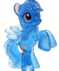 Discount 🎁 My Little Pony Friendship is Magic 2 Inch Rainbow Dash Exclusive PVC Figure [Crystal Glitter] ⌛