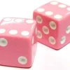 Best Pirce 🎉 My Little Pony Monopoloy Parts Pair of Pink Dice 1.5-Inch [Loose] 👏
