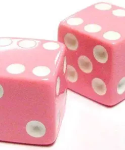 Best Pirce 🎉 My Little Pony Monopoloy Parts Pair of Pink Dice 1.5-Inch [Loose] 👏