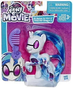 Discount 😉 My Little Pony The Movie All About DJ Pon-3 Mini FIgure ✔️