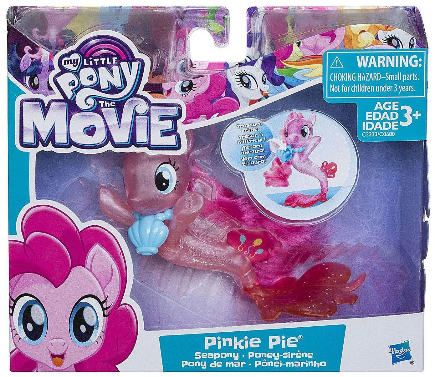 Brand new 🥰 My Little Pony The Movie Pinkie Pie Seapony Figure ⭐ 1 Brand new 🥰 My Little Pony The Movie Pinkie Pie Seapony Figure ⭐