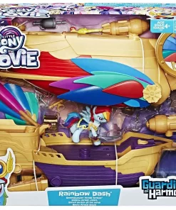 Cheapest 💯 My Little Pony The Movie Rainbow Dash Swashbuckler Pirate Airship Exclusive Playset 🔔