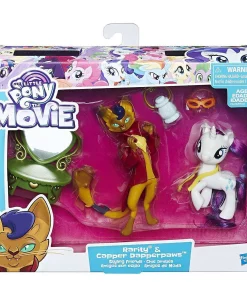 New 😀 My Little Pony The Movie Styling Friends Rarity & Capper Dapperpaws Figure Set 🤩
