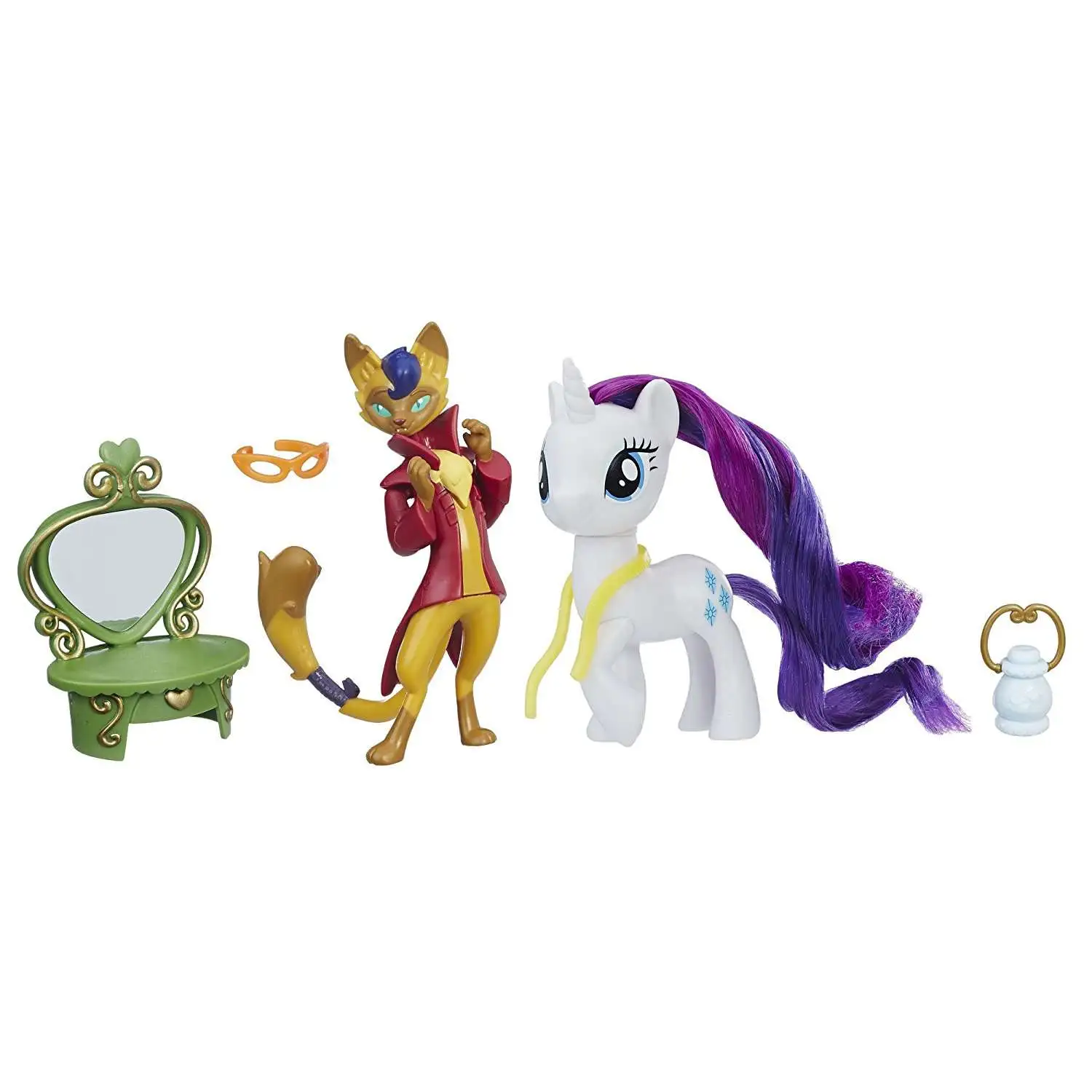 New 😀 My Little Pony The Movie Styling Friends Rarity & Capper Dapperpaws Figure Set 🤩 2 New 😀 My Little Pony The Movie Styling Friends Rarity & Capper Dapperpaws Figure Set 🤩 - Image 2