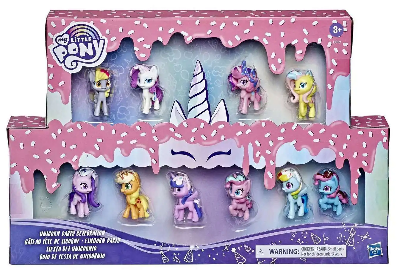 Outlet 🎁 My Little Pony Unicorn Party Celebration Exclusive 1.5-Inch Mini Figure 10-Pack 🎉 1 Outlet 🎁 My Little Pony Unicorn Party Celebration Exclusive 1.5-Inch Mini Figure 10-Pack 🎉