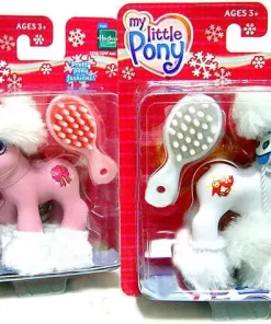 Budget ✨ My Little Pony Classic Set of Both Holiday 🎄 Christmas Mini Pony Figures ❤️