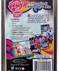 Coupon 🤩 My Little Pony Friendship is Magic Trading Cards Rainbow Dash Collector Tin 👍 -Deals Skylanders Store mylittleponyraindashdin inset2