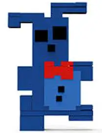 Outlet 🥰 McFarlane Toys Five Nights at Freddy's 8-Bit Series 2 Plush Bonnie Buildable Figure #12671 [The Brother Piece!] ✨