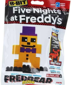 Cheapest 💯 McFarlane Toys Five Nights at Freddy's 8-Bit Series 2 Plush Fredbear Buildable Figure #12675 [The Brother Piece!] 😀 -Deals Skylanders Store plusjfredbear inset2