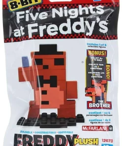 Flash Sale ⭐ McFarlane Toys Five Nights at Freddy's 8-Bit Series 2 Plush Freddy Buildable Figure #12673 [The Brother Piece!] ⌛ -Deals Skylanders Store plusjfreddy inset2