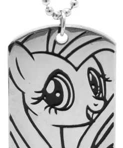Flash Sale 😀 My Little Pony Friendship is Magic 🐕 Dog Tags Metal Fluttershy 🐕 Dog Tag [Loose] 💯