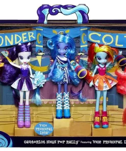 Flash Sale 🔥 My Little Pony Equestria 👧 Girls Canterlot High Pep Rally Exclusive 9-Inch Doll 5-Pack [Damaged Package] 😉