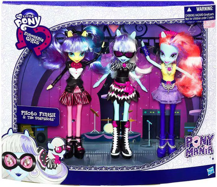 Deals 🌟 My Little Pony Equestria 👧 Girls Ponymania Photo Finish & The Snapshots 9-Inch Doll 3-Pack 🎉 1 Deals 🌟 My Little Pony Equestria 👧 Girls Ponymania Photo Finish & The Snapshots 9-Inch Doll 3-Pack 🎉