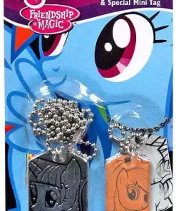 Flash Sale 🔥 My Little Pony Friendship is Magic Twilight Sparkle & Applejack 🦮 Dog Tag 2-Pack [Loose] 🔥